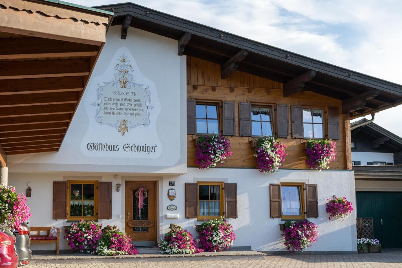 Gaestehaus Schwaiger - Wiesenweg Kossen Exterior photo